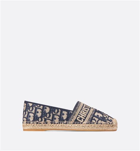 dior espadrilky|dior oblique embroidery.